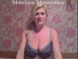 Sexclip von marinamontana aus DE: hier ein nettes begrüssungsvideo für euch...