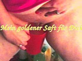 Vorschaubild vom Amateurporno mit dem Titel "Mein goldener Saft für Dich" von Raubkatze87