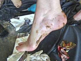 Vorschaubild vom Amateurporno mit dem Titel "Füße von Louise,Kira und Suzan nach kaviar Sauerei " von anja29nsgeil